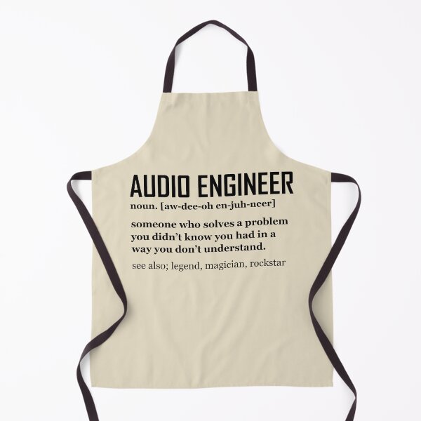 Item preview, Audio Engineering definition Sound recording Engineer Audio Technician guy designed and sold by Alexaltay.