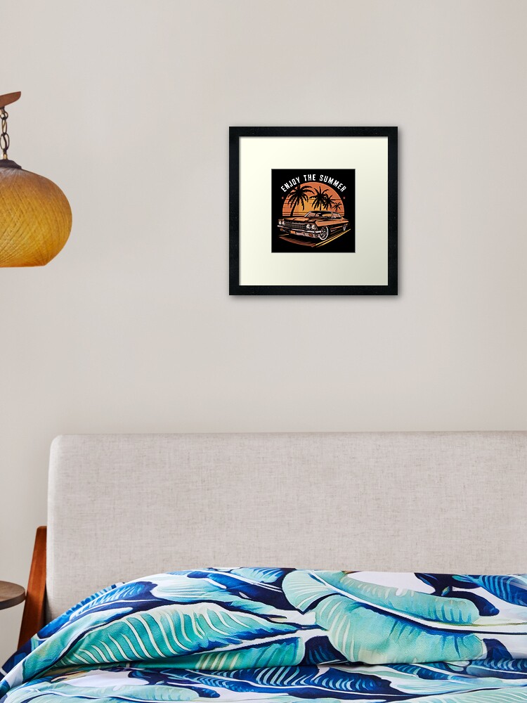 Thumbnail 2 of 7, Framed Art Print, Enjoy The Summer designed and sold by Patricks-Art.
