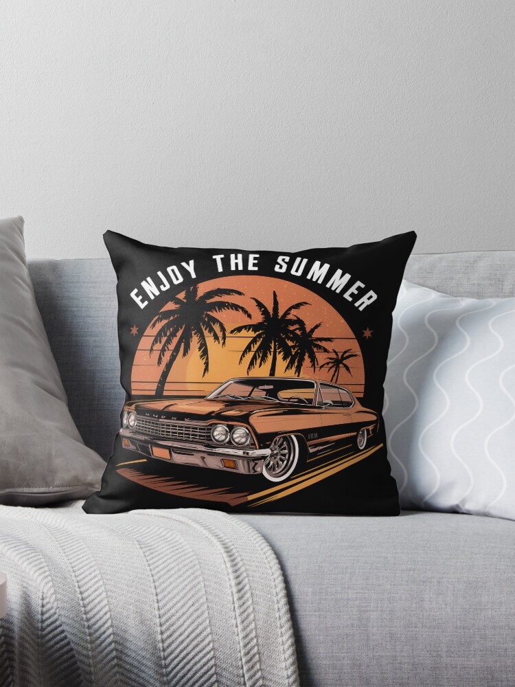 Thumbnail 1 of 4, Pillow, Enjoy The Summer designed and sold by Patricks-Art.