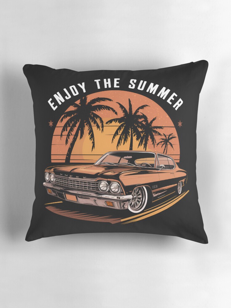 Thumbnail 3 of 4, Pillow, Enjoy The Summer designed and sold by Patricks-Art.