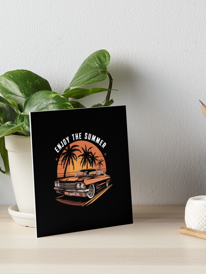 Thumbnail 1 of 2, Art Board Print, Enjoy The Summer designed and sold by Patricks-Art.