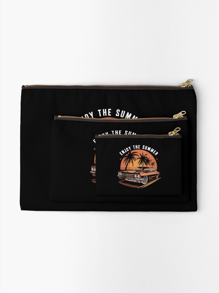 Thumbnail 2 of 4, Zipper Pouch, Enjoy The Summer designed and sold by Patricks-Art.