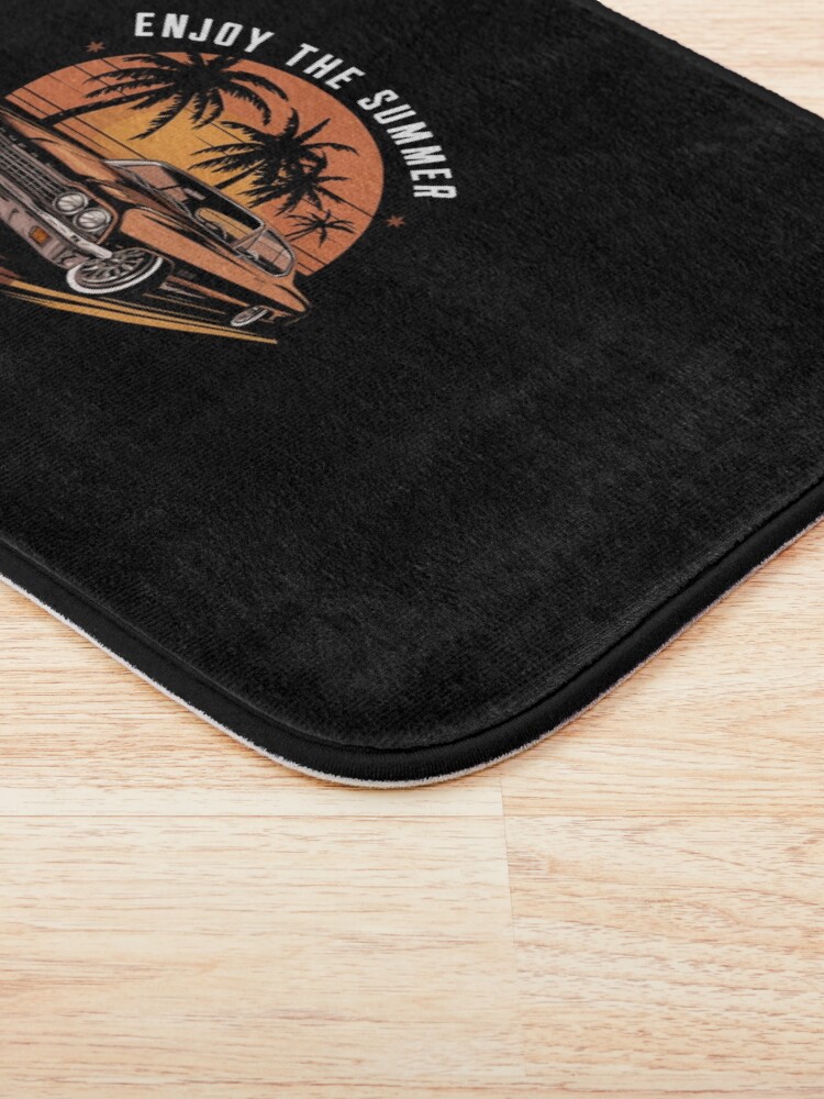 Thumbnail 3 of 6, Bath Mat, Enjoy The Summer designed and sold by Patricks-Art.