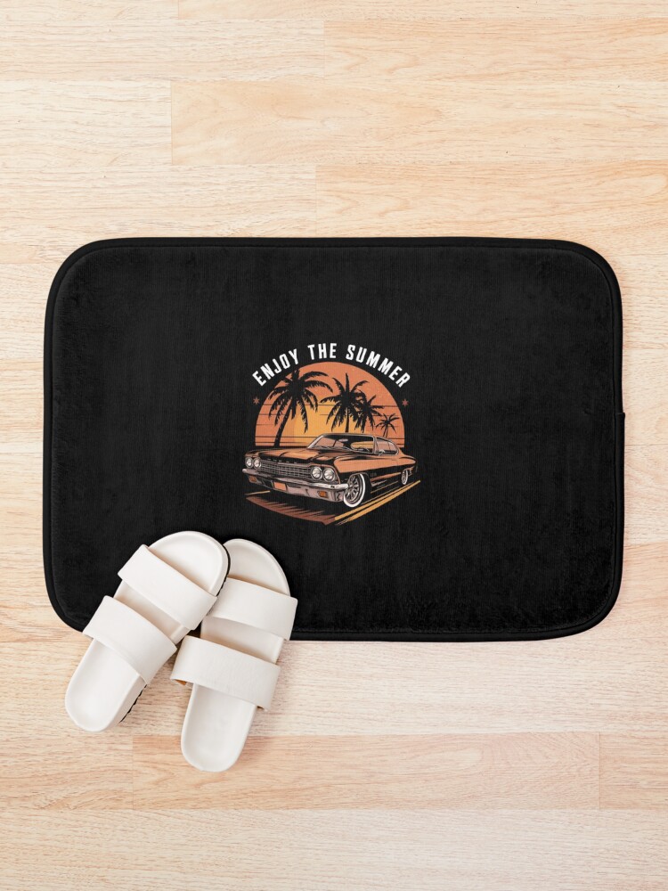 Thumbnail 1 of 6, Bath Mat, Enjoy The Summer designed and sold by Patricks-Art.