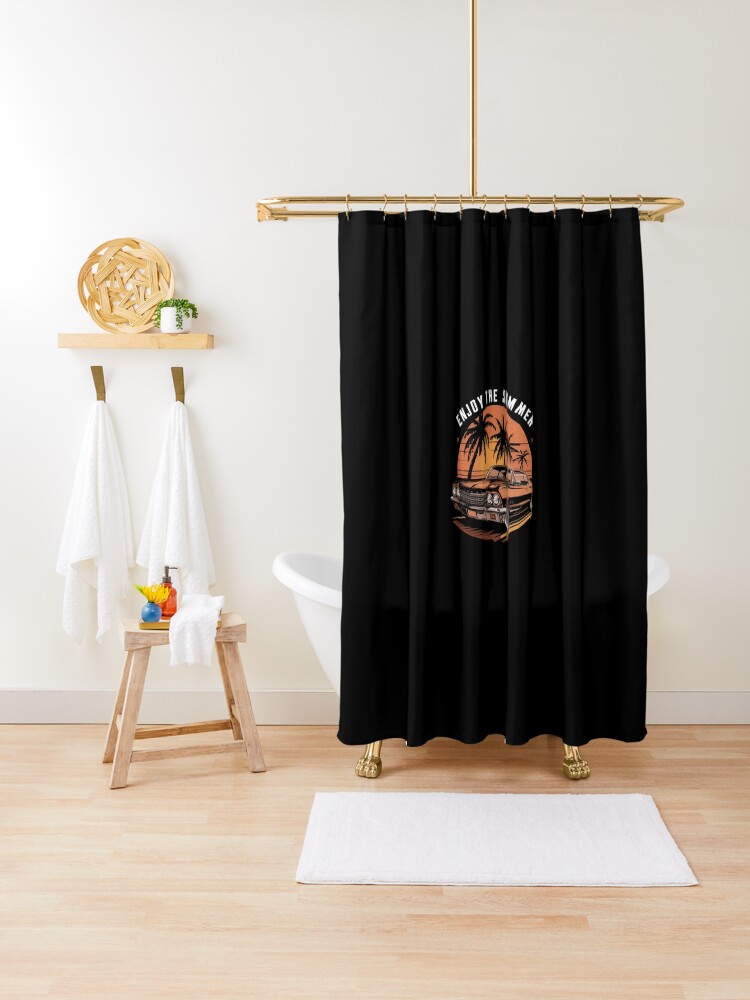Thumbnail 1 of 5, Shower Curtain, Enjoy The Summer designed and sold by Patricks-Art.