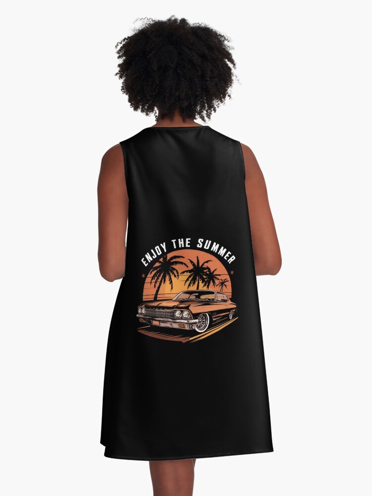 Thumbnail 3 of 4, A-Line Dress, Enjoy The Summer designed and sold by Patricks-Art.
