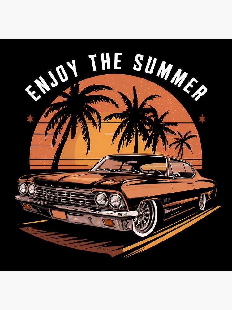 Thumbnail 3 of 3, Sticker, Enjoy The Summer designed and sold by Patricks-Art.