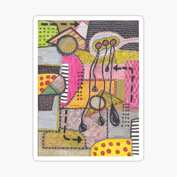 Item preview, Mess & Cleaning - Mindful Zentagle designed and sold by ColorWander.