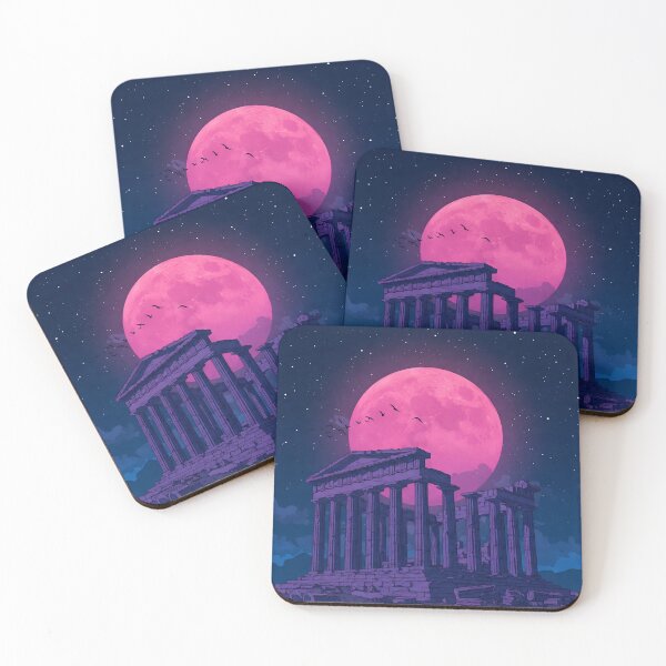Item preview, Temple of Poseidon at Sounion Stylized Night designed and sold by svarupa.