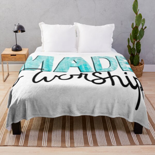Item preview, "Made to Worship" – Blue Christian Art designed and sold by AbanaCo.