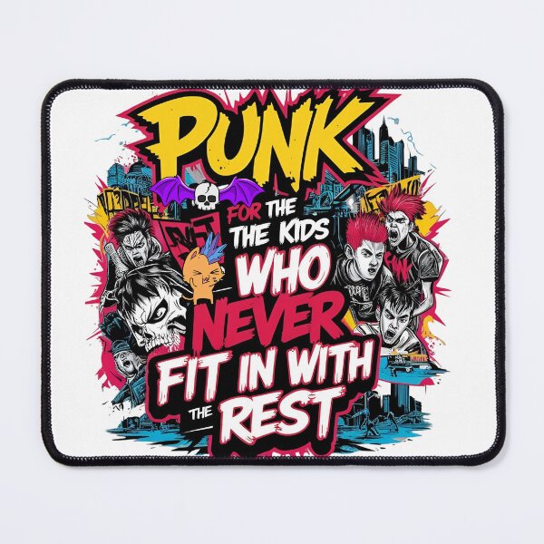Item preview, Punk is for the kids who never fit in with the rest designed and sold by whatthefoxsays.