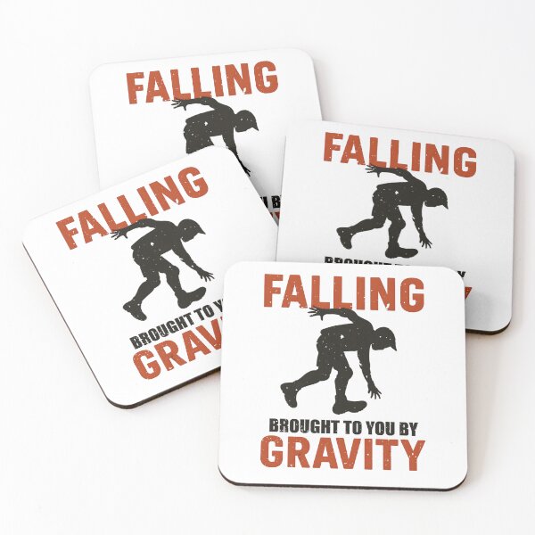 Item preview, Falling – Brought to You by Gravity | Funny Mountain Biker T-Shirt designed and sold by ImaginPictura.