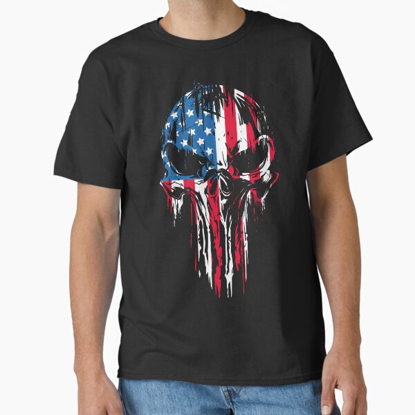 Artikel-Vorschau von US Punisher Totenkopf, designt und verkauft von PhrygiaDesign.