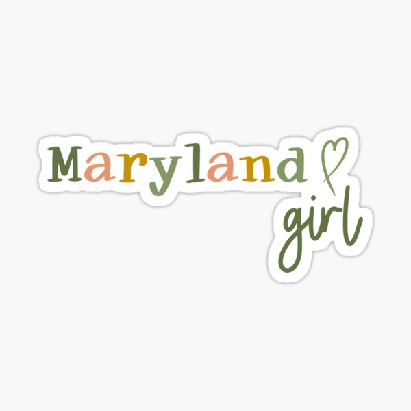 Item preview, Maryland Girl designed and sold by Willow & Grace Designs.