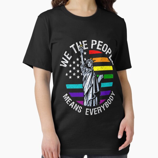 Item preview, We The People Means Everyone Vintage LGBT Gay designed and sold by lidanmasi.
