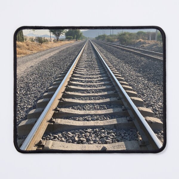 Item preview, Railway Train Tracks into the Distance designed and sold by shaldesign.