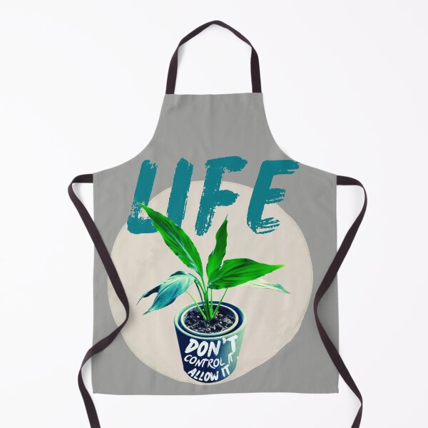 Item preview, Life: don't control it, allow it. Spathiphyllum plant designed and sold by MySciPic.