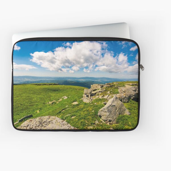 huge boulders on the edge of hillside Laptop Sleeve