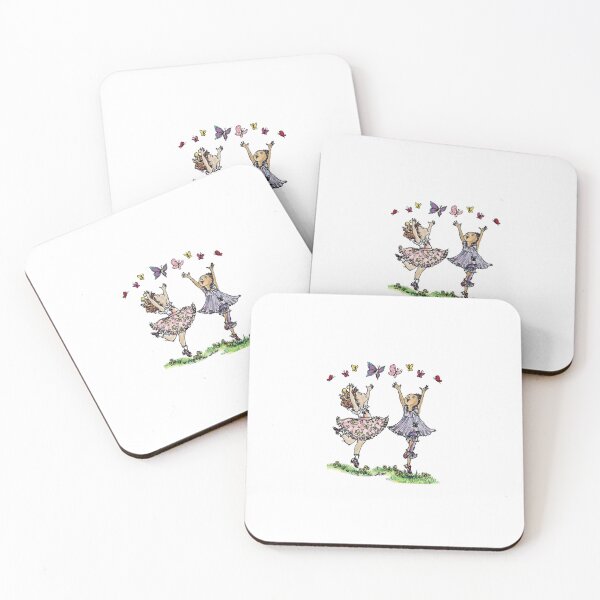 Item preview, Bffs & butterfly - Hand colored illustration  designed and sold by toastysketches.