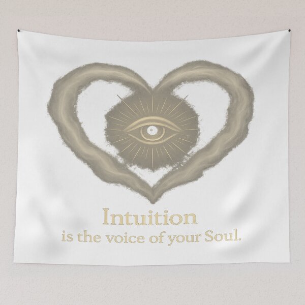 Item preview, Intuition is the Voice of Your Soul – Sacred Inner Knowing Design designed and sold by SoulPrints by Beata.