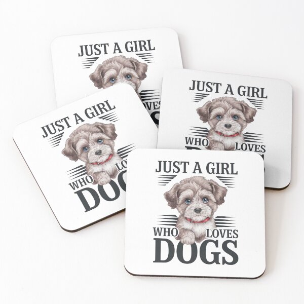 Item preview, Just a girl who loves dogs designed and sold by FrenchTouch77.