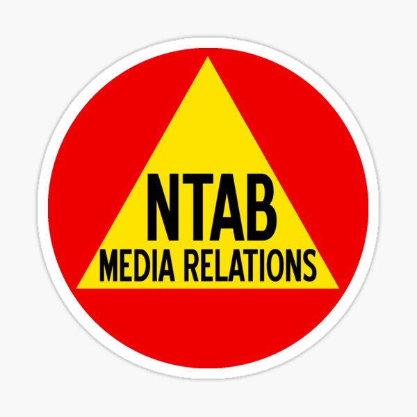 Vista previa del artículo con la obra «Departamento de Relaciones con los Medios de la NTAB», diseñado y vendido por The NTAB Commissary.