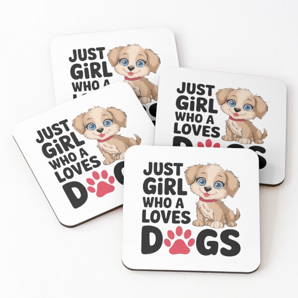 Item preview, Just a girl who loves dogs designed and sold by FrenchTouch77.