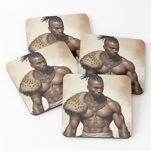 Item preview, African warrior designed and sold by Danh Style.