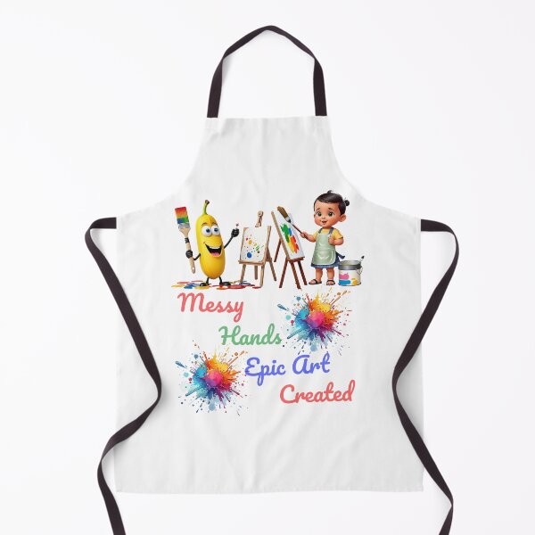 Item preview, Messy Hands Epic Art Celebrate World Art Day designed and sold by PrintSparkDesigns.
