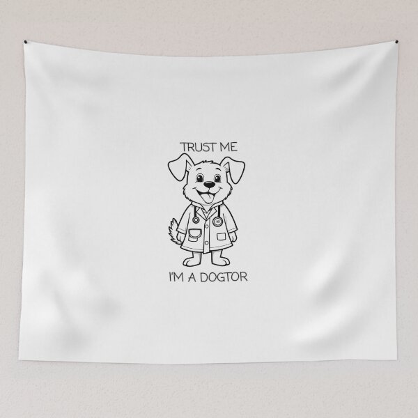 Item preview, Cute Line Art Dog Design designed and sold by VibeVault12.