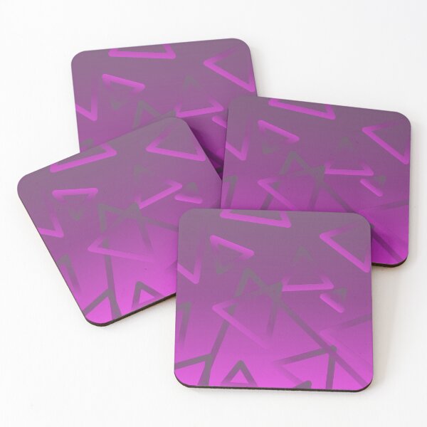Item preview, Purple triangles | gradient | color geometry designed and sold by dfly-creations.