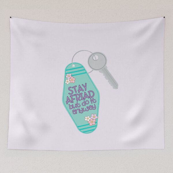 Item preview, Carrie Fisher Quote Stay Afraid designed and sold by baranskini.