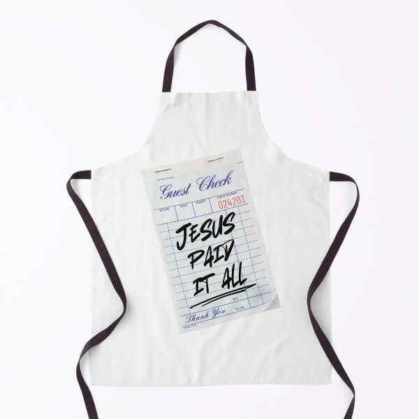 Item preview, Jesus Is The Guest Lightweight, Jesus Paid It All Guest Ticket, Encouraging Clever Christian Gifts For Friends and Family designed and sold by InHisImageGifts.