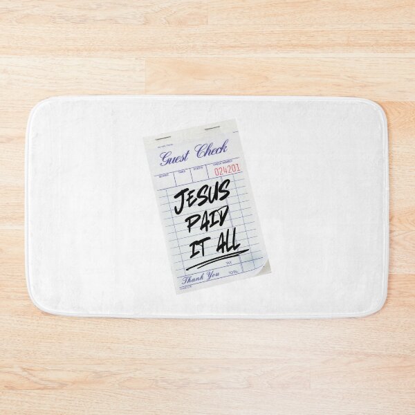 Item preview, Jesus Is The Guest Lightweight, Jesus Paid It All Guest Ticket, Encouraging Clever Christian Gifts For Friends and Family designed and sold by InHisImageGifts.