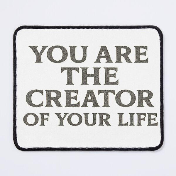 Item preview, You Are the Creator of Your Life – Bold Empowerment Quote designed and sold by SoulPrints by Beata.
