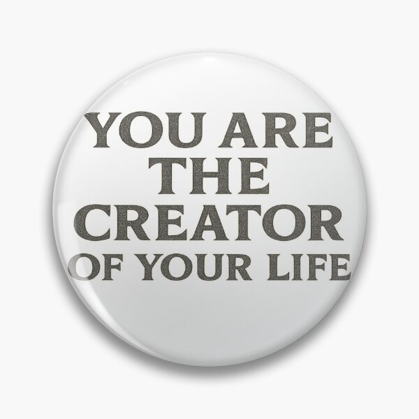 Item preview, You Are the Creator of Your Life – Bold Empowerment Quote designed and sold by SoulPrints by Beata.