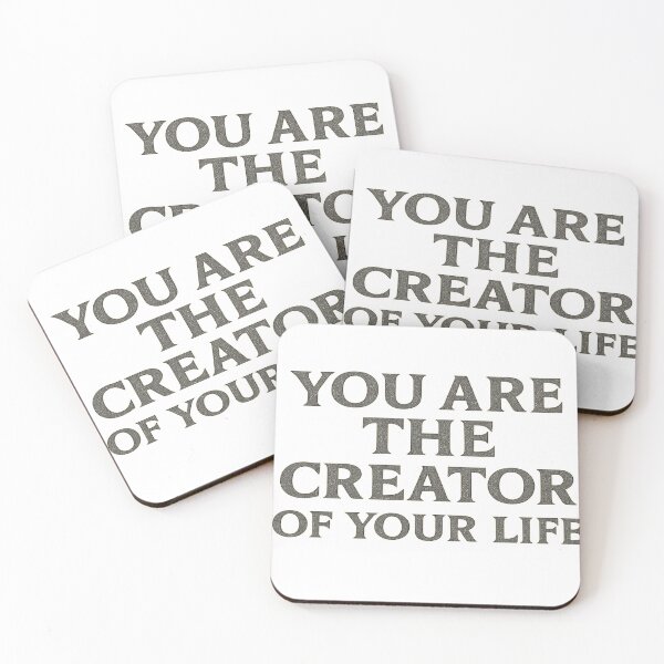 Item preview, You Are the Creator of Your Life – Bold Empowerment Quote designed and sold by SoulPrints by Beata.