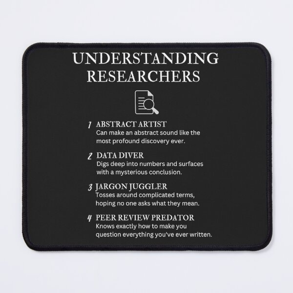Item preview, Understanding Researchers - Black designed and sold by PsyFlow35.