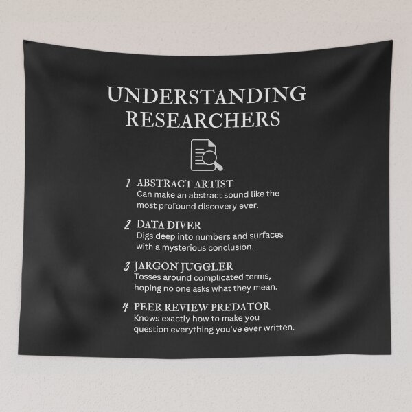 Item preview, Understanding Researchers - Black designed and sold by PsyFlow35.