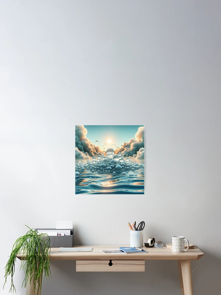 Thumbnail 2 of 3, Poster, Spring Rain designed and sold by Intriguing Designs.