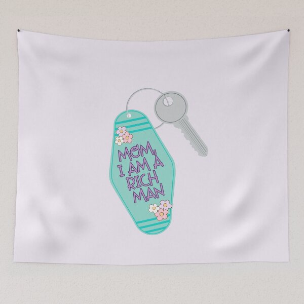 Item preview, Mom I Am a Rich Man Cher keychain designed and sold by baranskini.