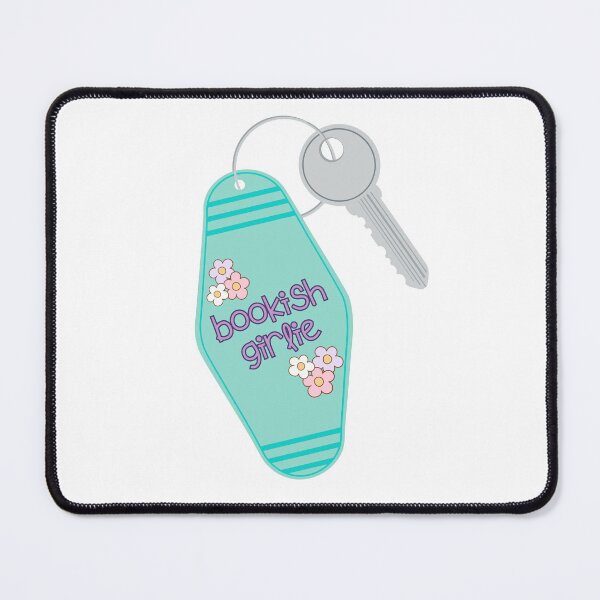 Item preview, Bookish Girlie Keychain designed and sold by baranskini.