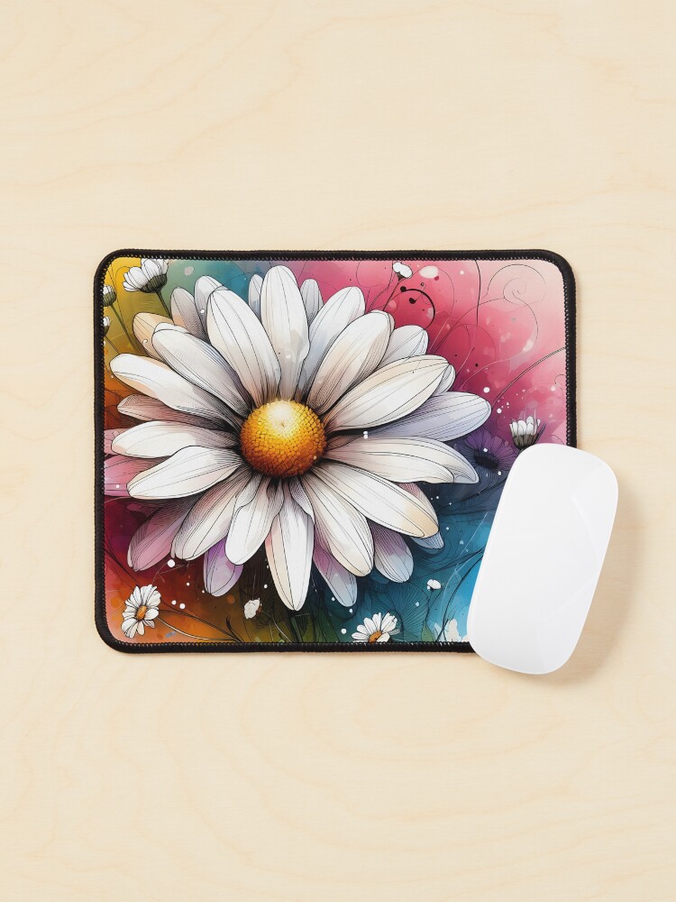Thumbnail 1 of 5, Mouse Pad, Chamomile Flower designed and sold by GraphicsClub.