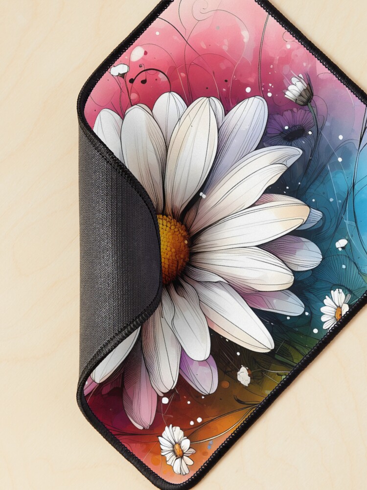 Thumbnail 2 of 5, Mouse Pad, Chamomile Flower designed and sold by GraphicsClub.