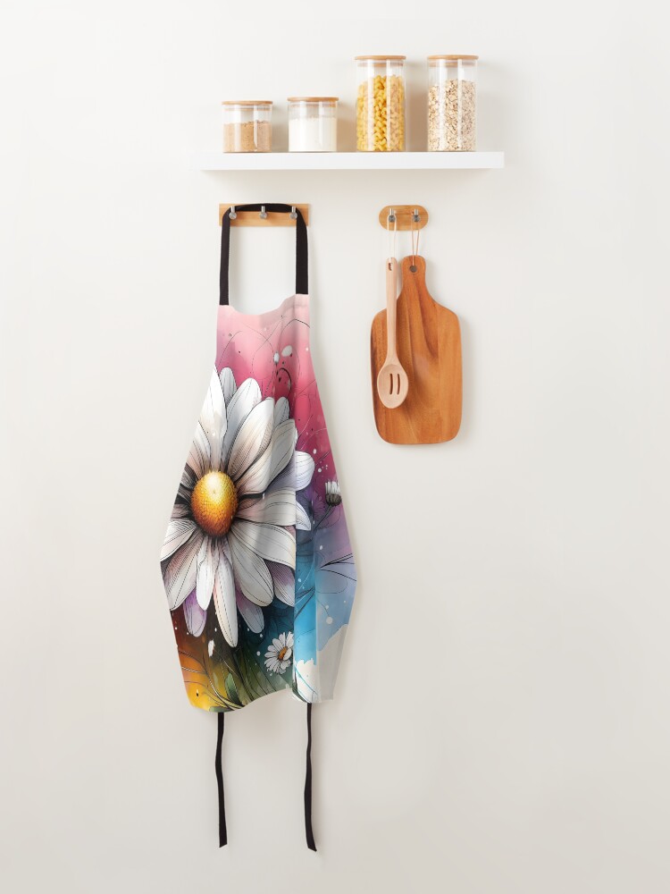 Thumbnail 4 of 6, Apron, Chamomile Flower designed and sold by GraphicsClub.