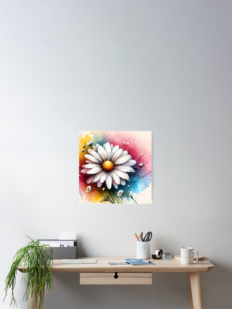 Thumbnail 2 of 3, Poster, Chamomile Flower designed and sold by GraphicsClub.