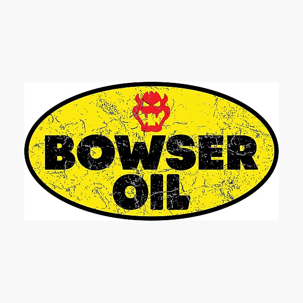 Item preview, Bowser Oil designed and sold by ThomasKadmon.