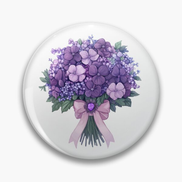 Item preview, February's Violet & Amethyst Birthmonth Bouquet designed and sold by FloraGlowCreations.