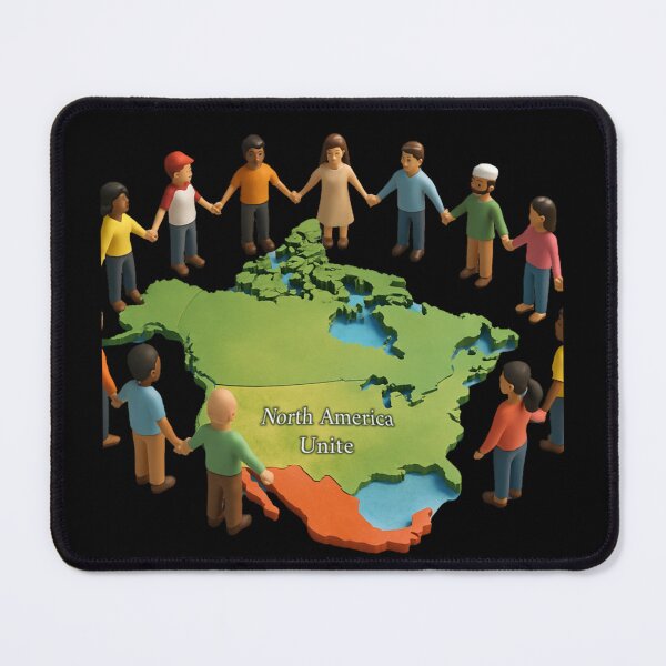 Item preview, North America Unite Unity Across Borders designed and sold by MySheetMusicArt.