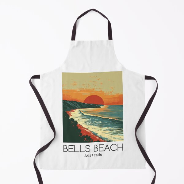 Item preview, A Vintage Illustration of Bells Beach - Australia  designed and sold by GoodOldVintage.